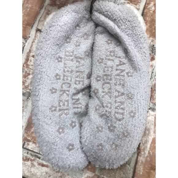 Jane And Bleecker Critter Ballerinas Plush Hose Slippers Soft Bunny One Pair - Picture 6 of 7